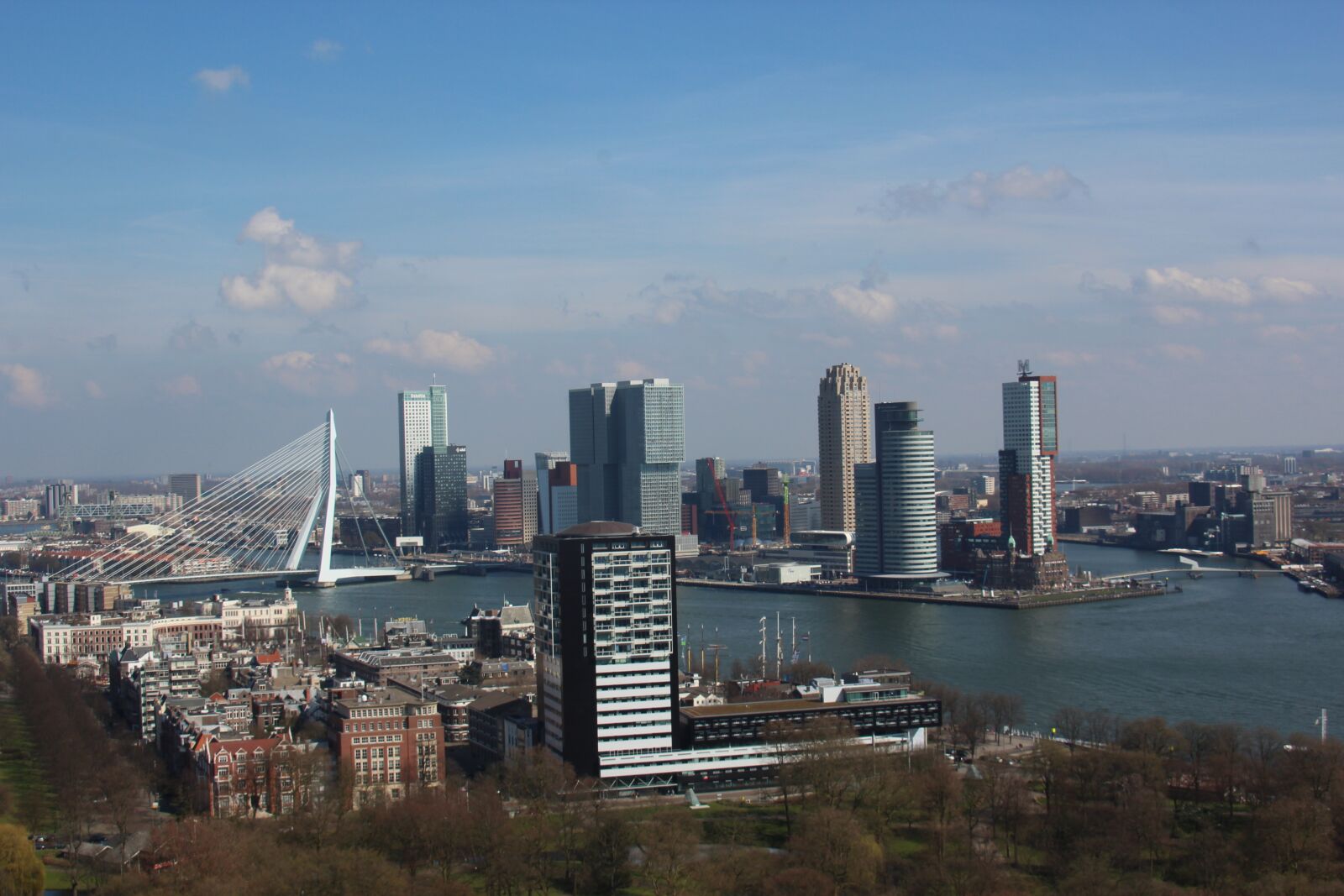 Canon EOS 1200D (EOS Rebel T5 / EOS Kiss X70 / EOS Hi) sample photo. Euromast, erasmus bridge, rotterdam photography