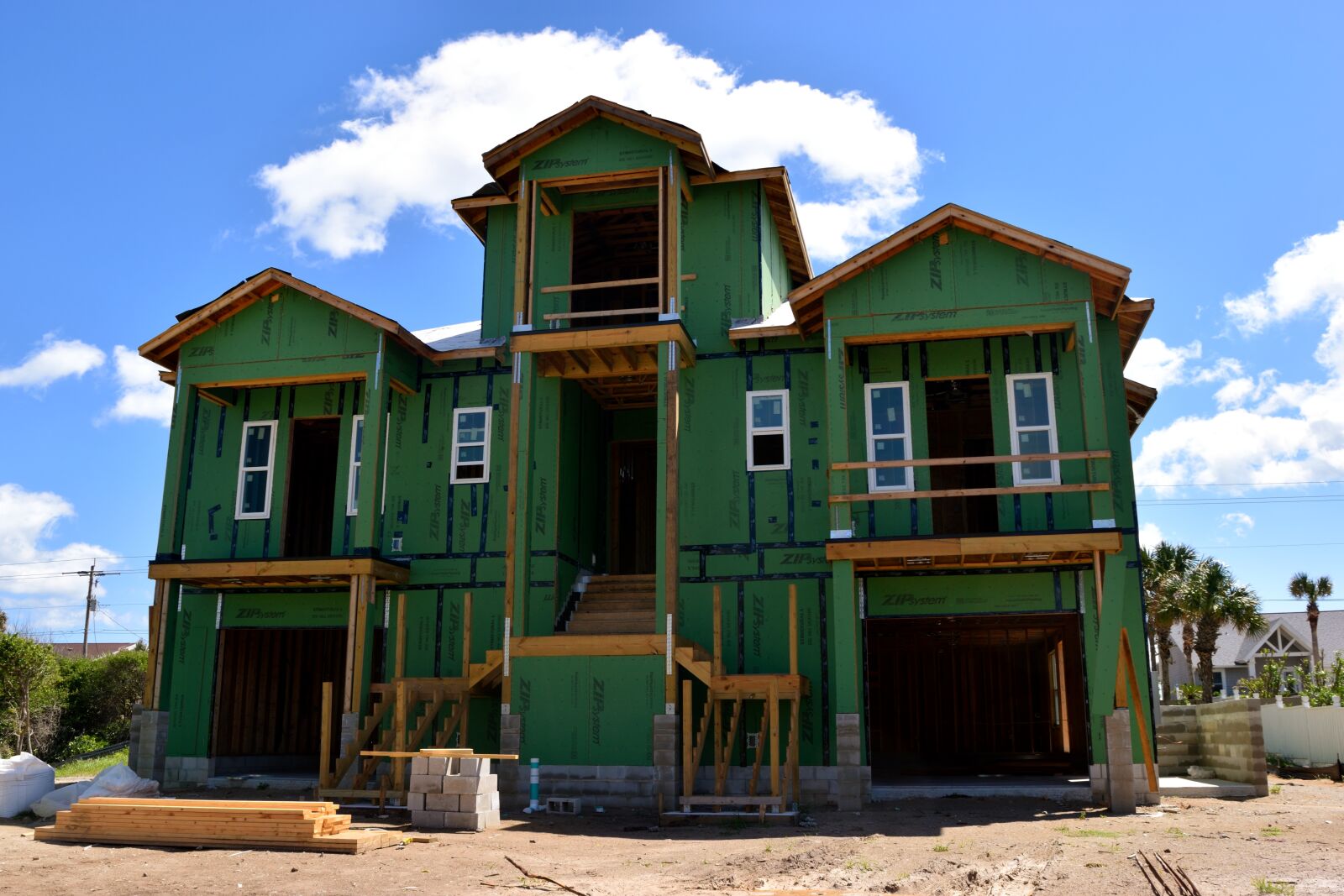 Nikon D3300 sample photo. New home, construction, industry photography
