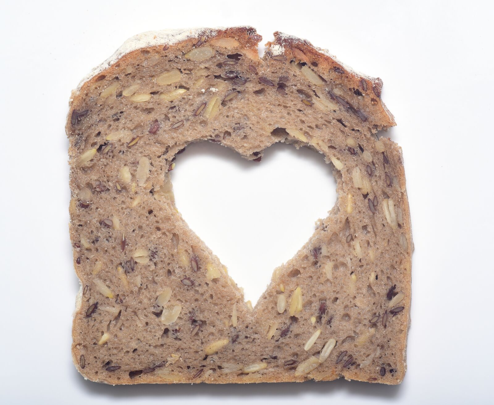 Nikon D750 sample photo. Bread, heart, food photography