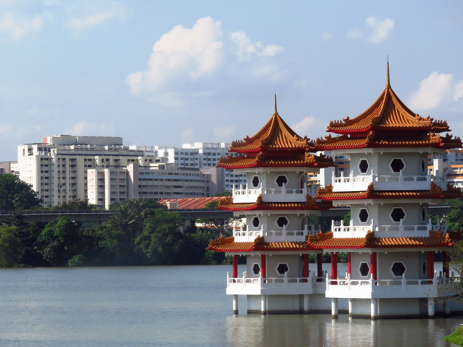 Canon PowerShot SX60 HS sample photo. Tower building, chinese garden photography