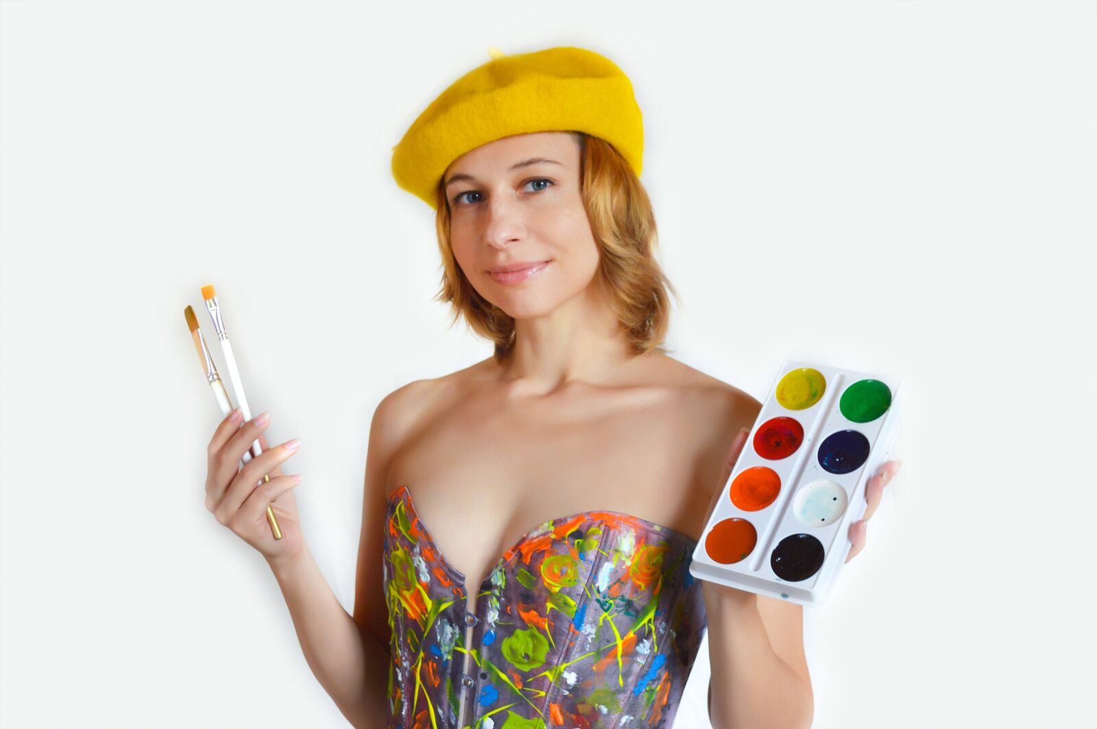 Nikon D3200 sample photo. Woman, artist, beautiful photography