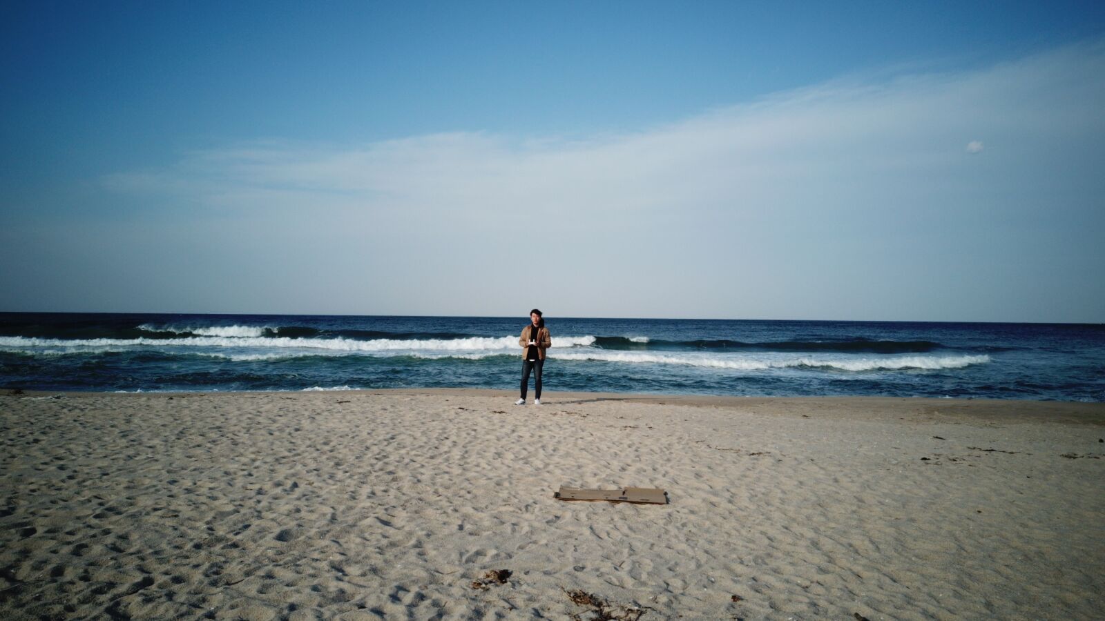 DJI FC220 sample photo. Sea, gangneung, waves photography