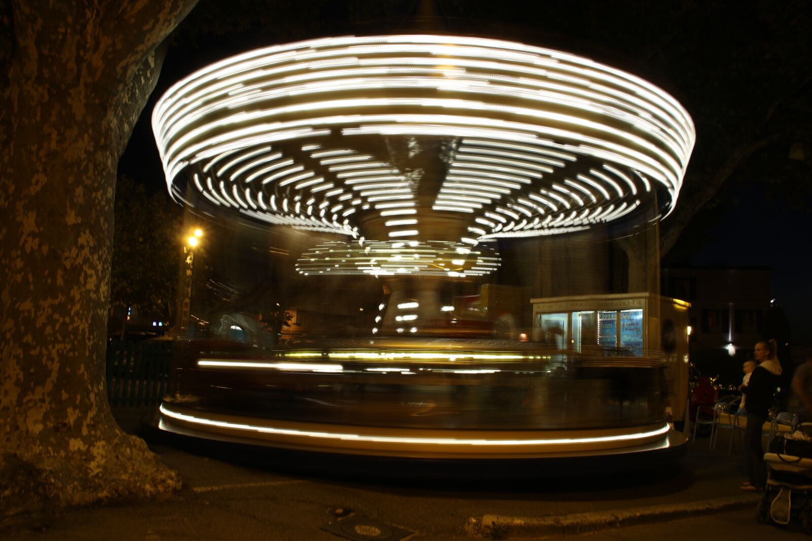18-300mm F3.5-6.3 DC MACRO OS HSM | Contemporary 014 sample photo. Carousel, night life, france photography