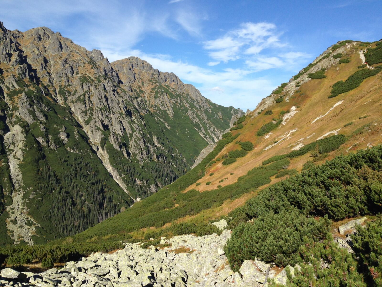 iPhone 5c back camera 4.12mm f/2.4 sample photo. Mountains, tatry, autumn photography