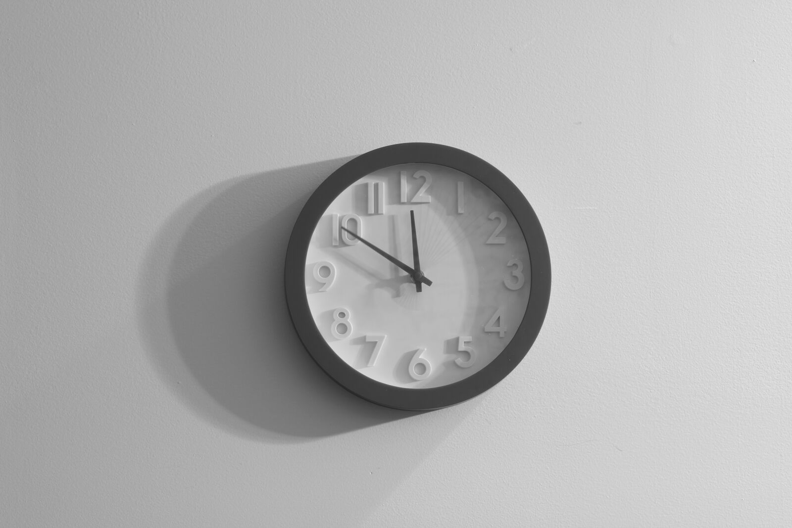 Canon EOS 60D + Canon EF 50mm F1.8 II sample photo. Clock, black, and, white photography