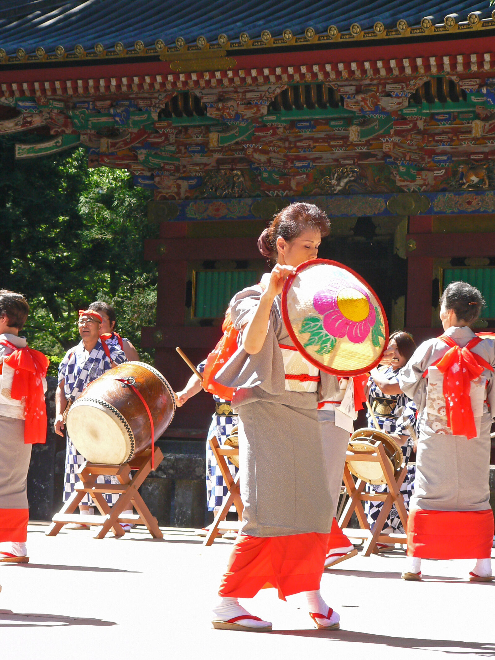 Panasonic DMC-FZ7 sample photo. Dancing, drums, festival, japan photography