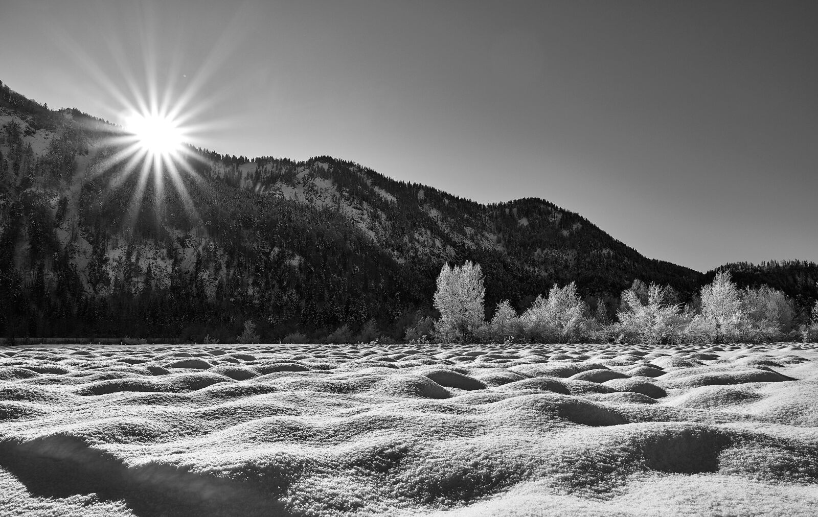 Sony a6300 + Sigma 16mm F1.4 DC DN | C sample photo. Winter, landscape, sun photography