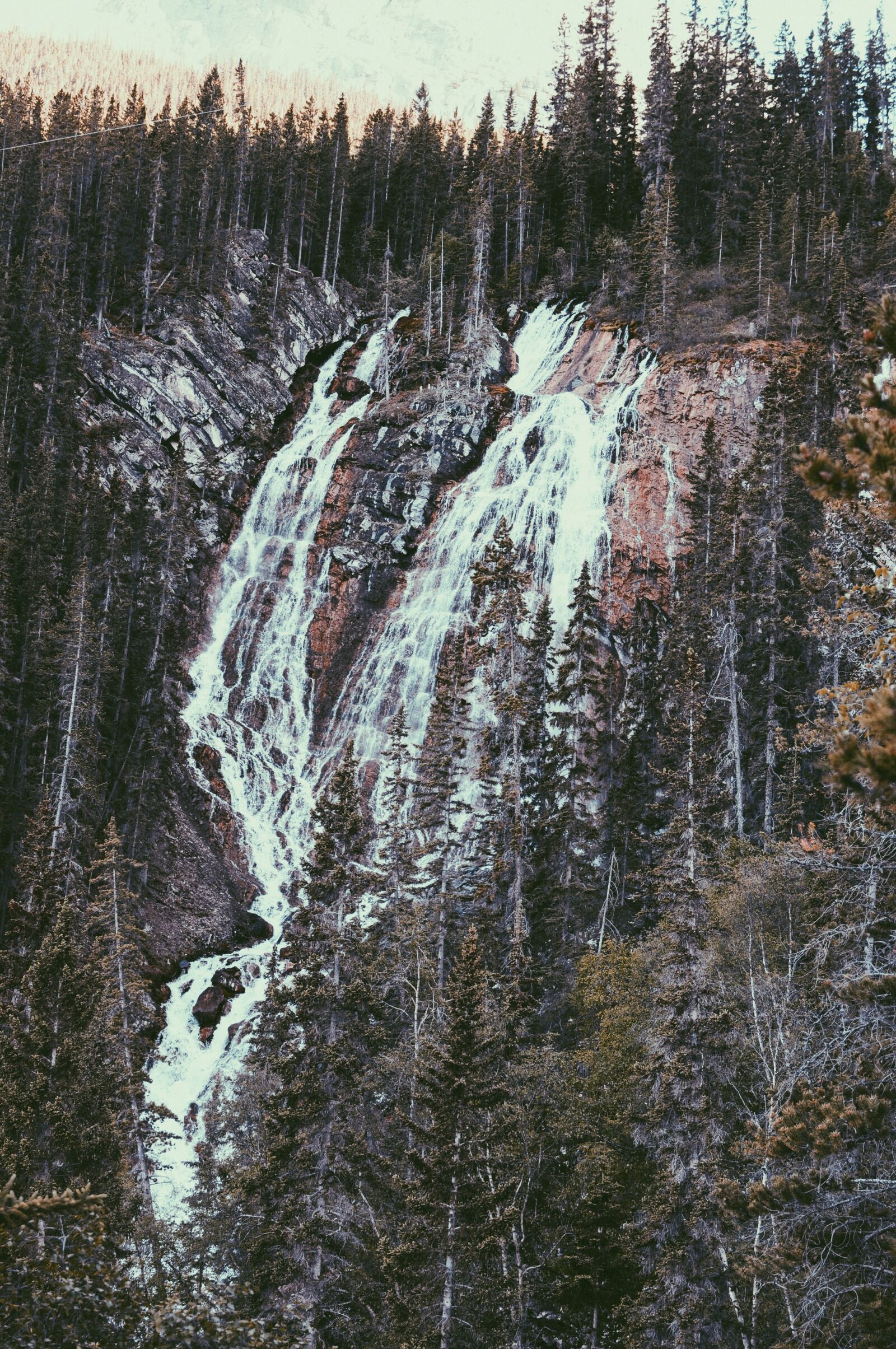 Nikon D300 sample photo. Mountain, waterfall, stream photography