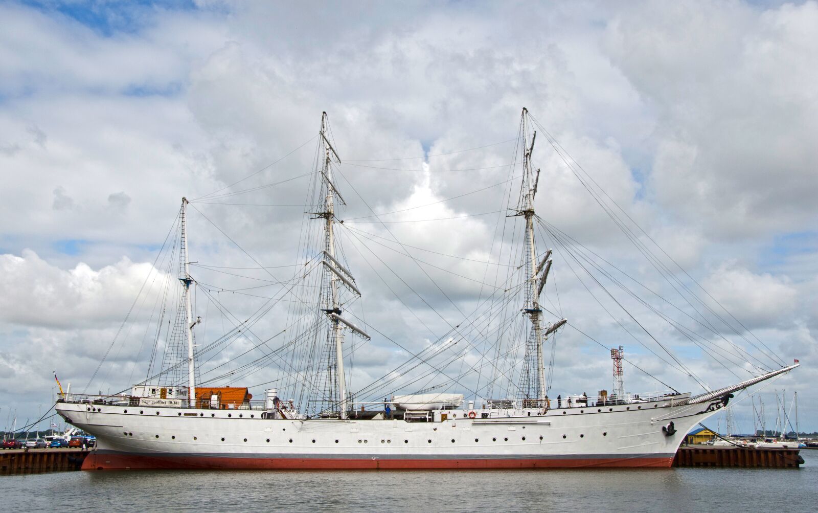 Nikon D5100 sample photo. Gorch fock, stralsund, sailing photography