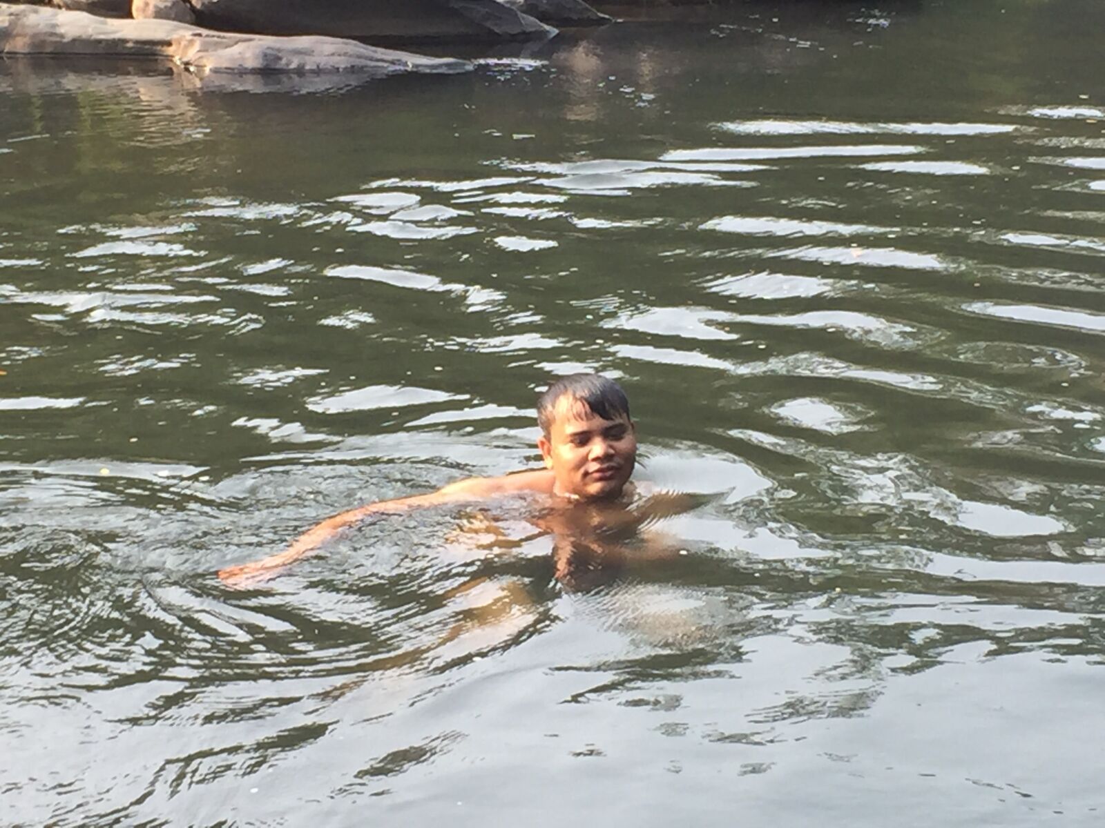 iPhone 6 back camera 4.15mm f/2.2 sample photo. Bathing the river, rive photography