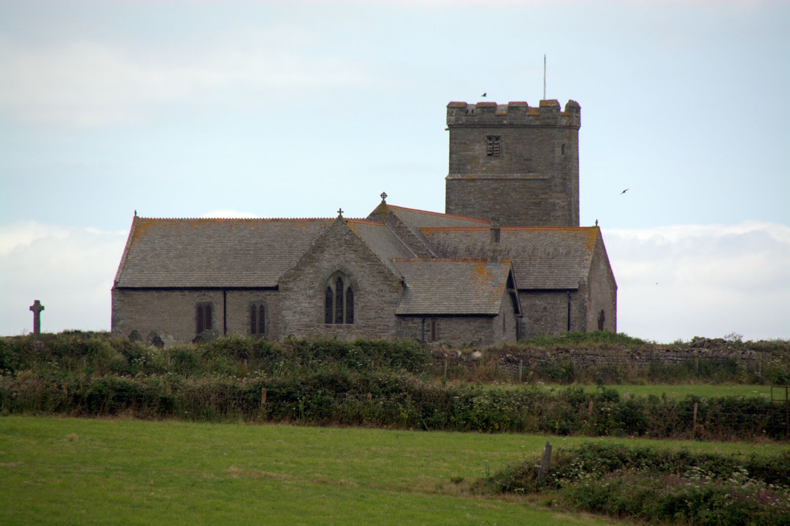 Nikon D5200 sample photo. Church, tintagel, cornwall photography