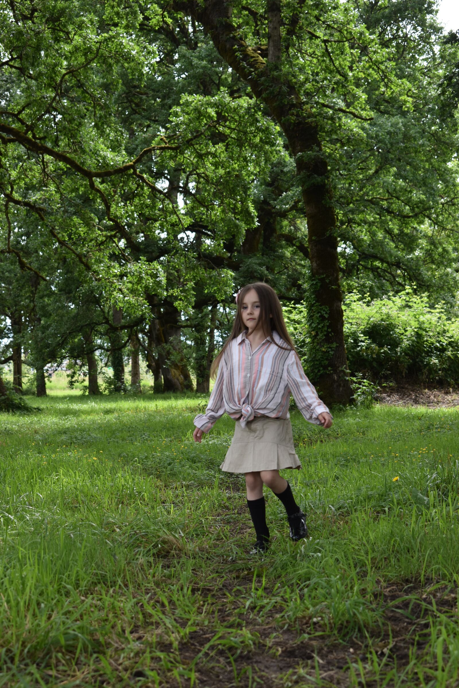 Nikon D3500 sample photo. Young, girl, forest photography