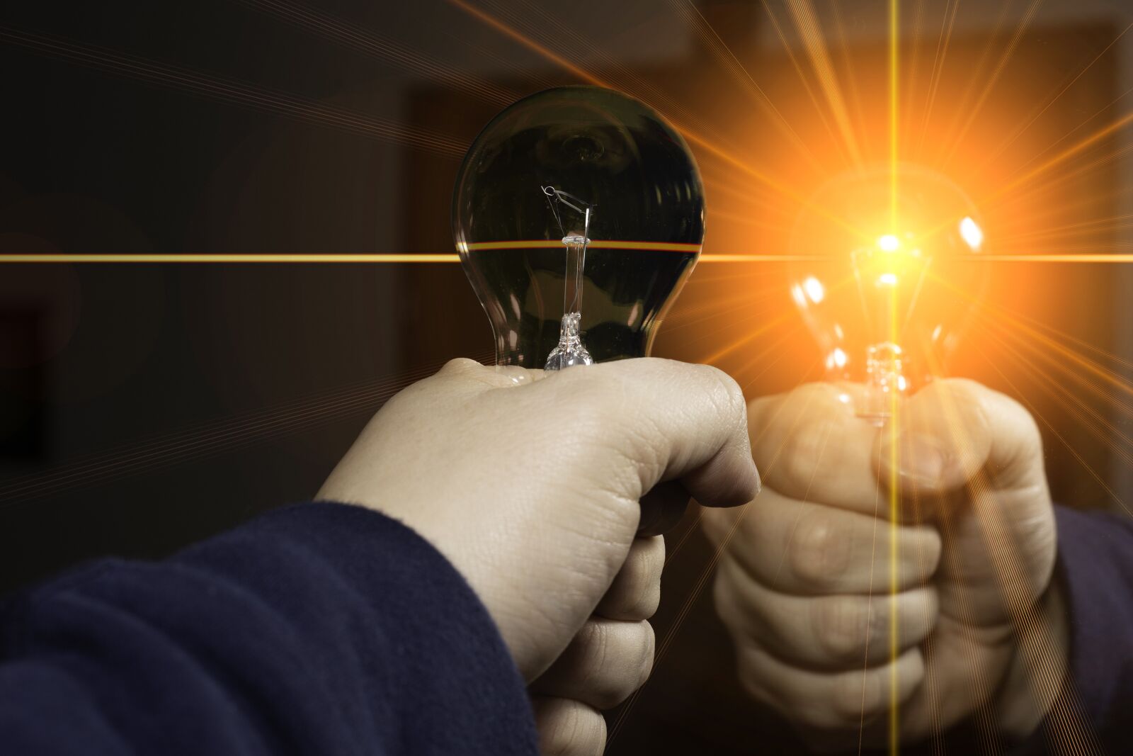 Canon EOS 6D + Canon EF 50mm F1.8 STM sample photo. Light bulb, lamp, idea photography
