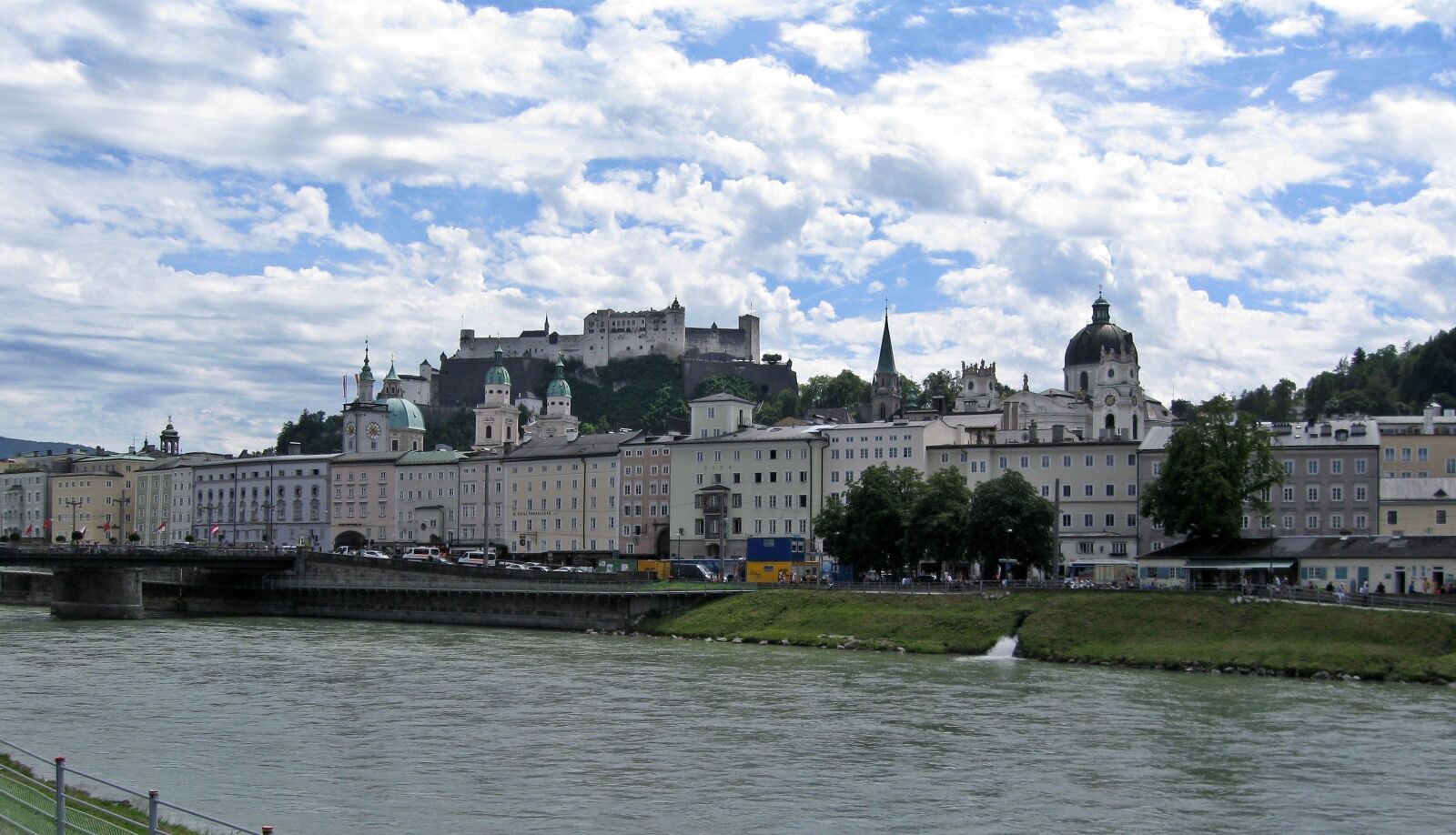 Canon PowerShot A590 IS sample photo. Salzburg, castle, buildings photography