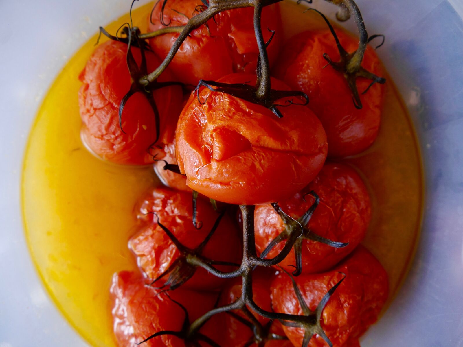 Panasonic Lumix DMC-G6 sample photo. Tomatoes, roasted, cherry tomatoes photography