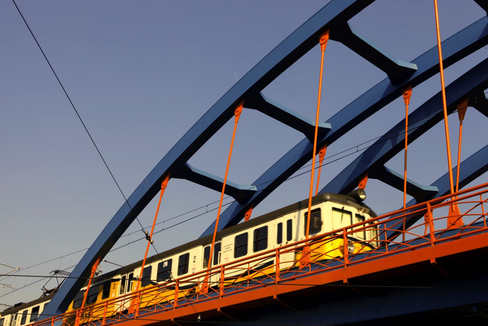Canon EOS 5D Mark II sample photo. Railway, the viaduct, train photography