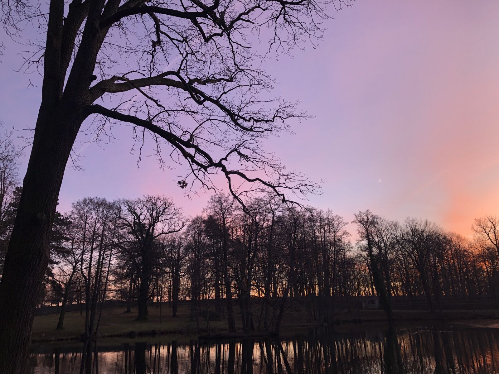 iPhone 8 Plus back dual camera 3.99mm f/1.8 sample photo. Castle, lake, sky photography