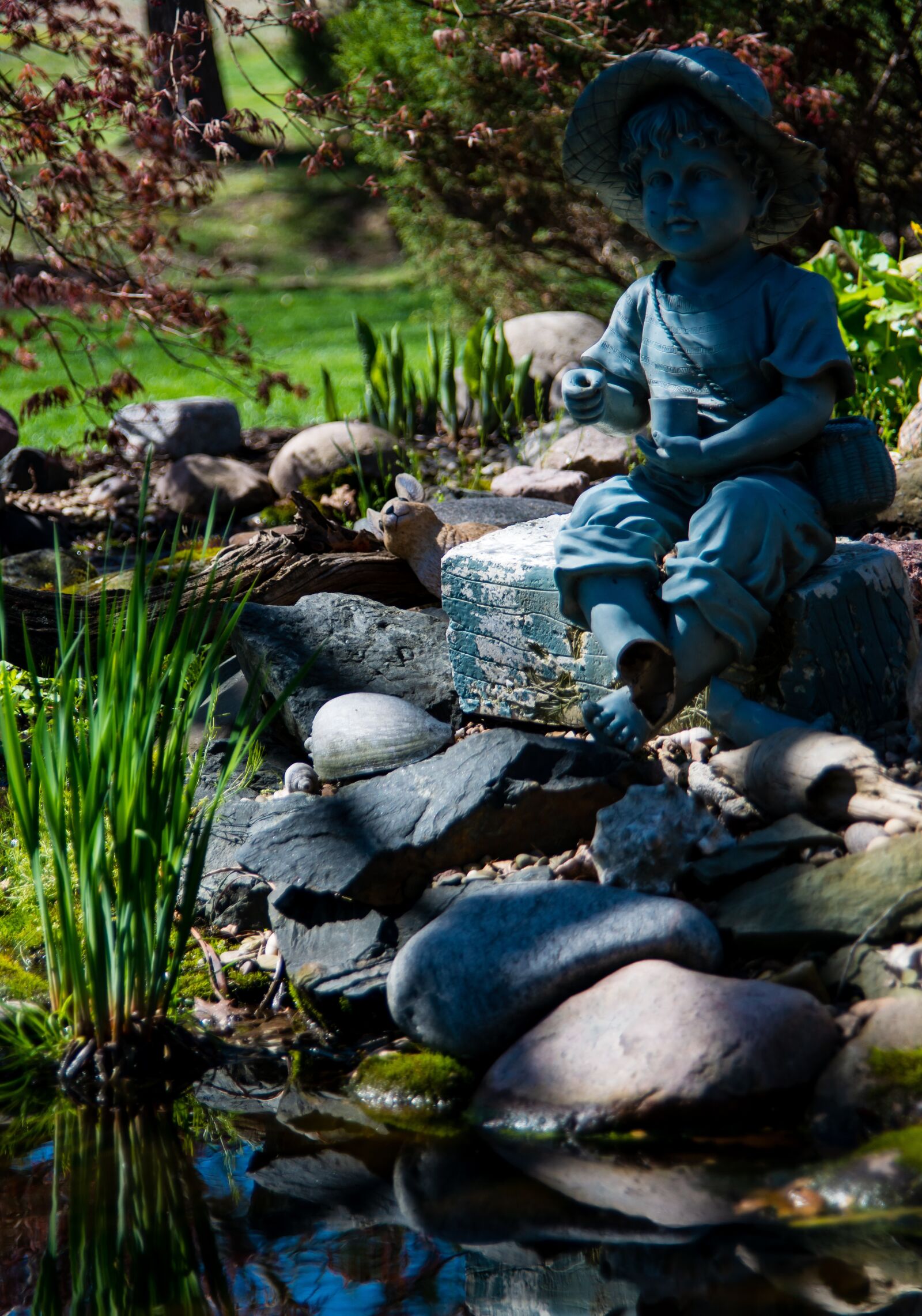 Nikon D800 sample photo. Pond, water feature, nature photography