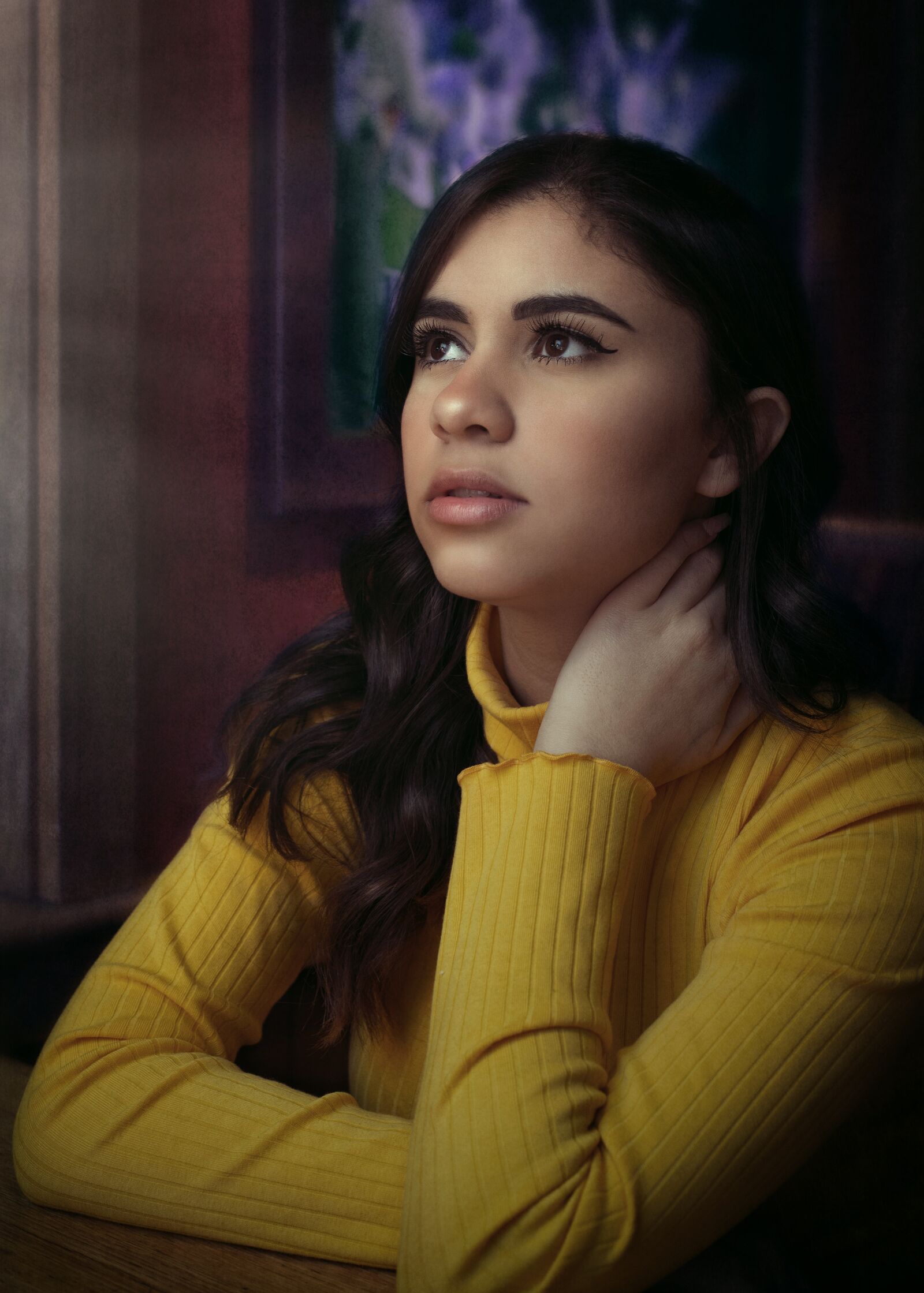 Nikon D610 sample photo. Artistic portrait, moody portrait photography
