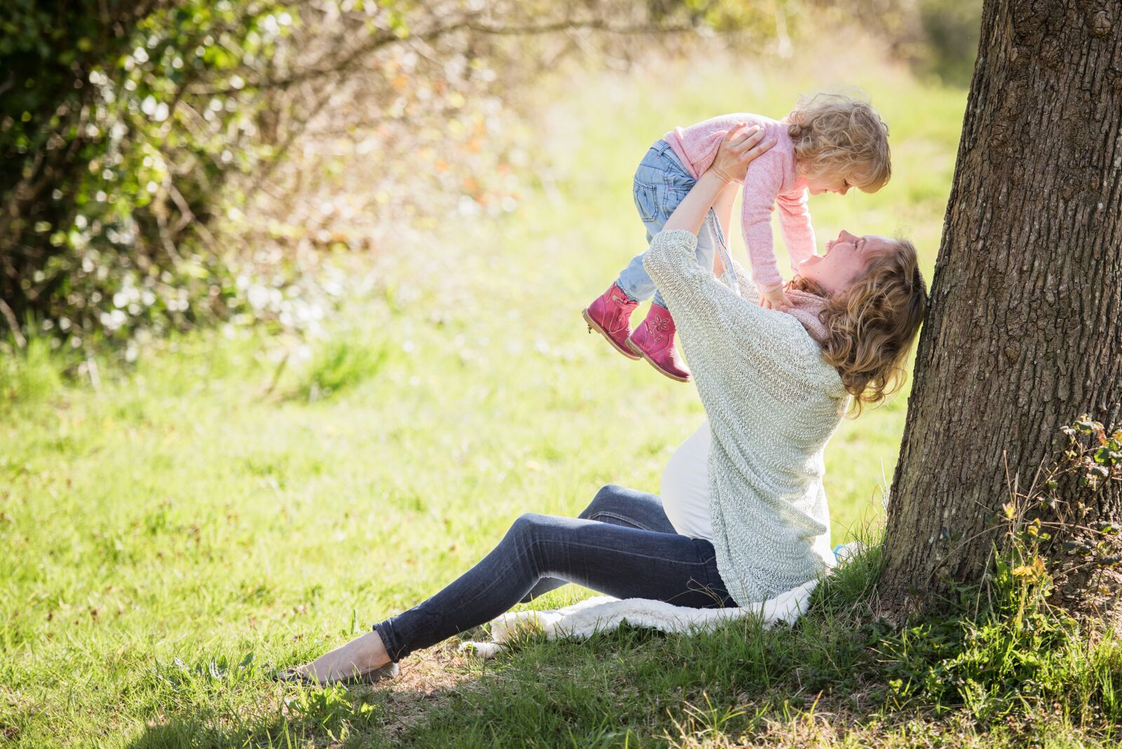 Nikon D810 sample photo. Park, mother, girl photography