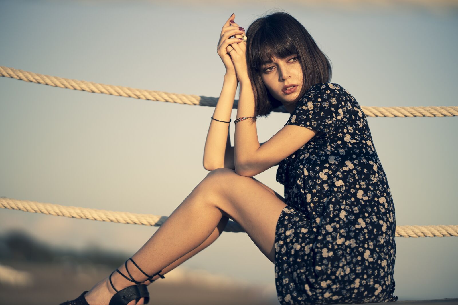 Canon RF 85mm F1.2L USM sample photo. Model, woman, pose photography
