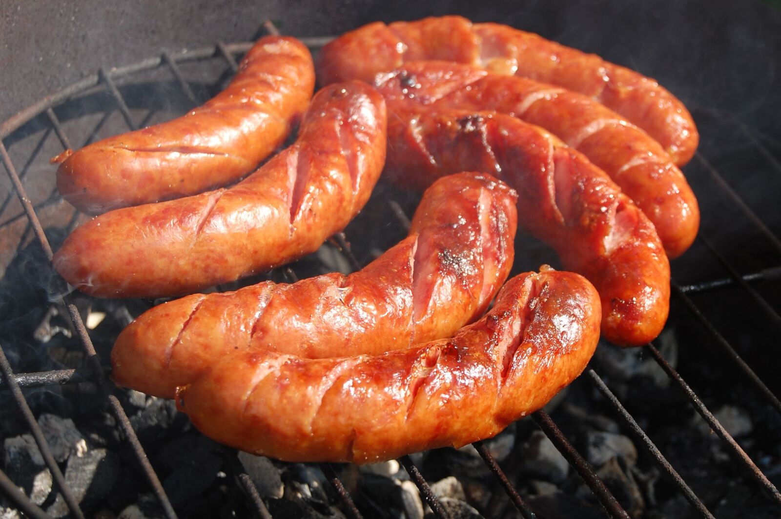 Nikon D40 sample photo. Sausage, meat, food, barbecue photography