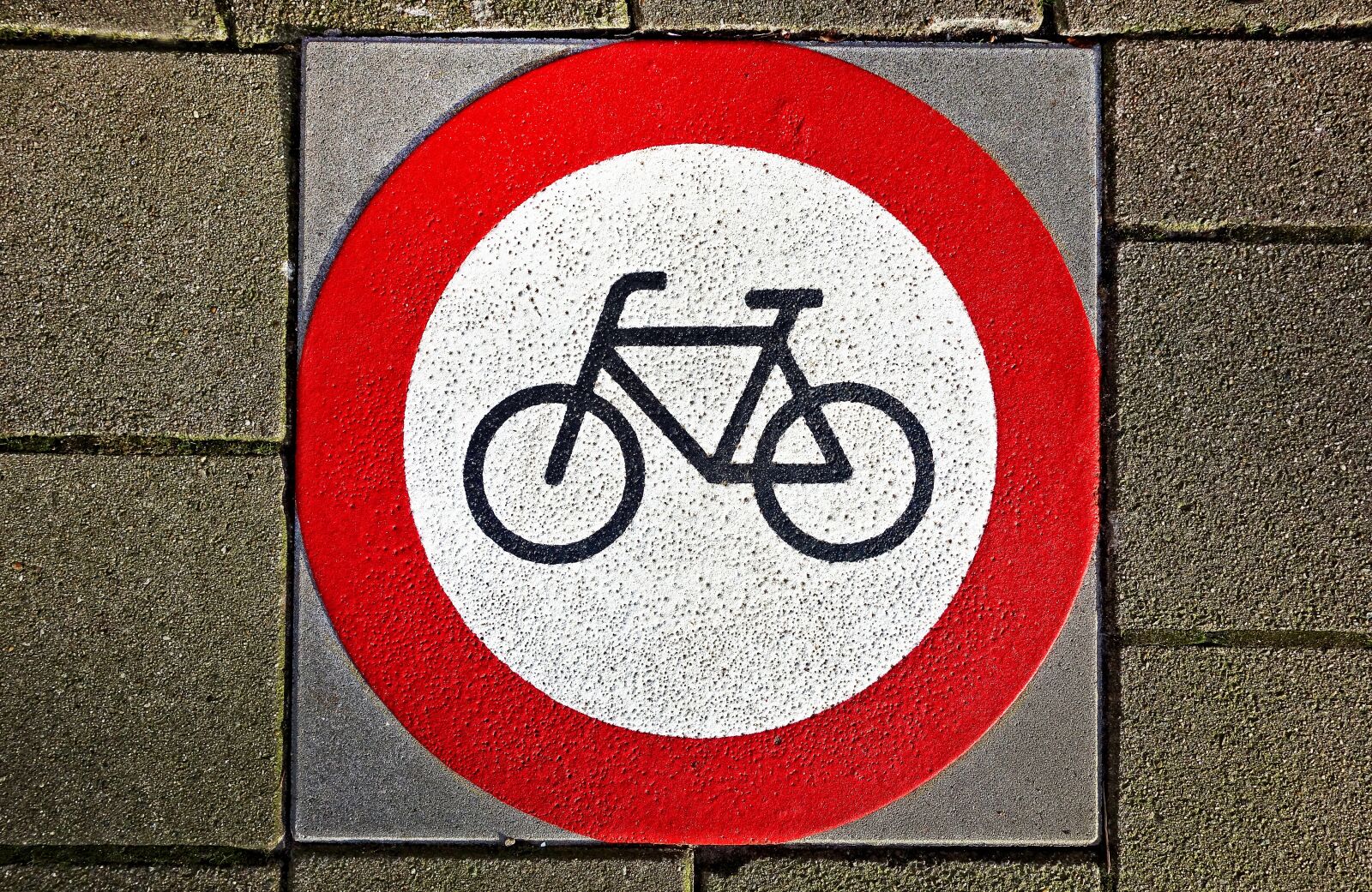 Sony Cyber-shot DSC-RX100 sample photo. Bicycle, sign, no parking photography