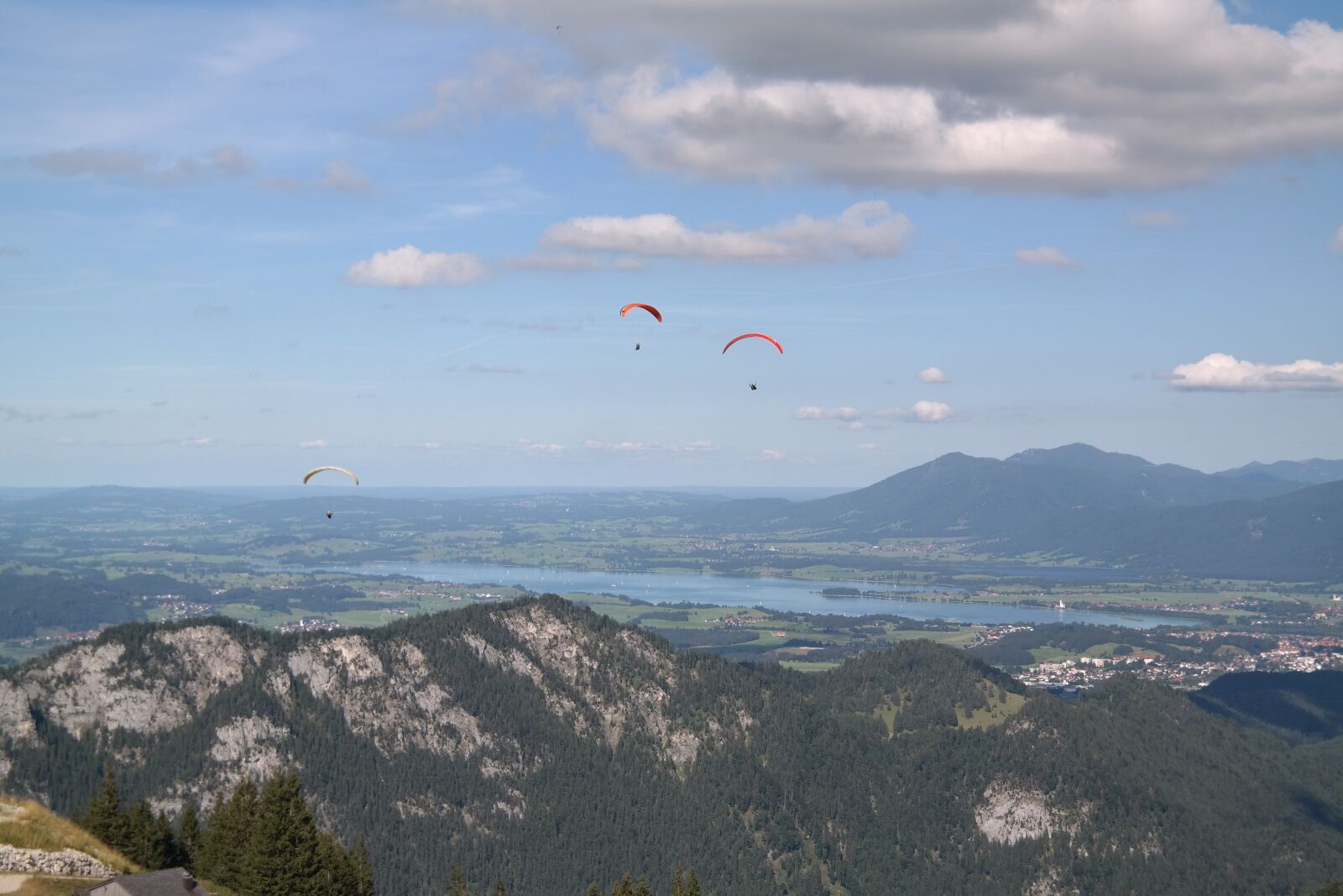 Samsung NX300 sample photo. Panorama, alpine, paragliding photography