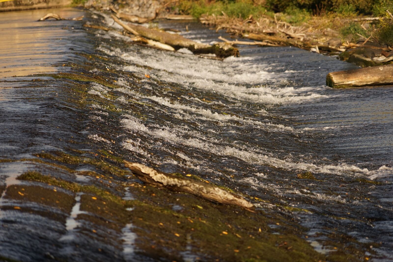 Sony a7 + Sony FE 24-240mm F3.5-6.3 OSS sample photo. Watercourse, weir, river photography