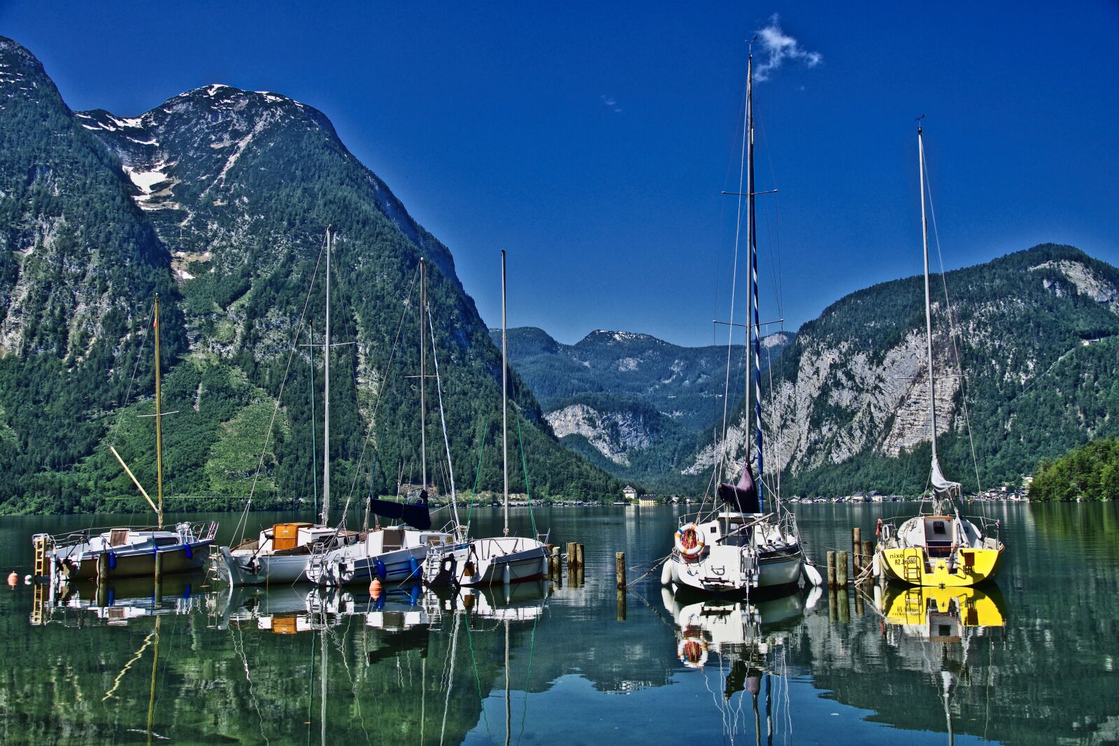 Sony a6500 sample photo. Reflection, boats, tranquility photography