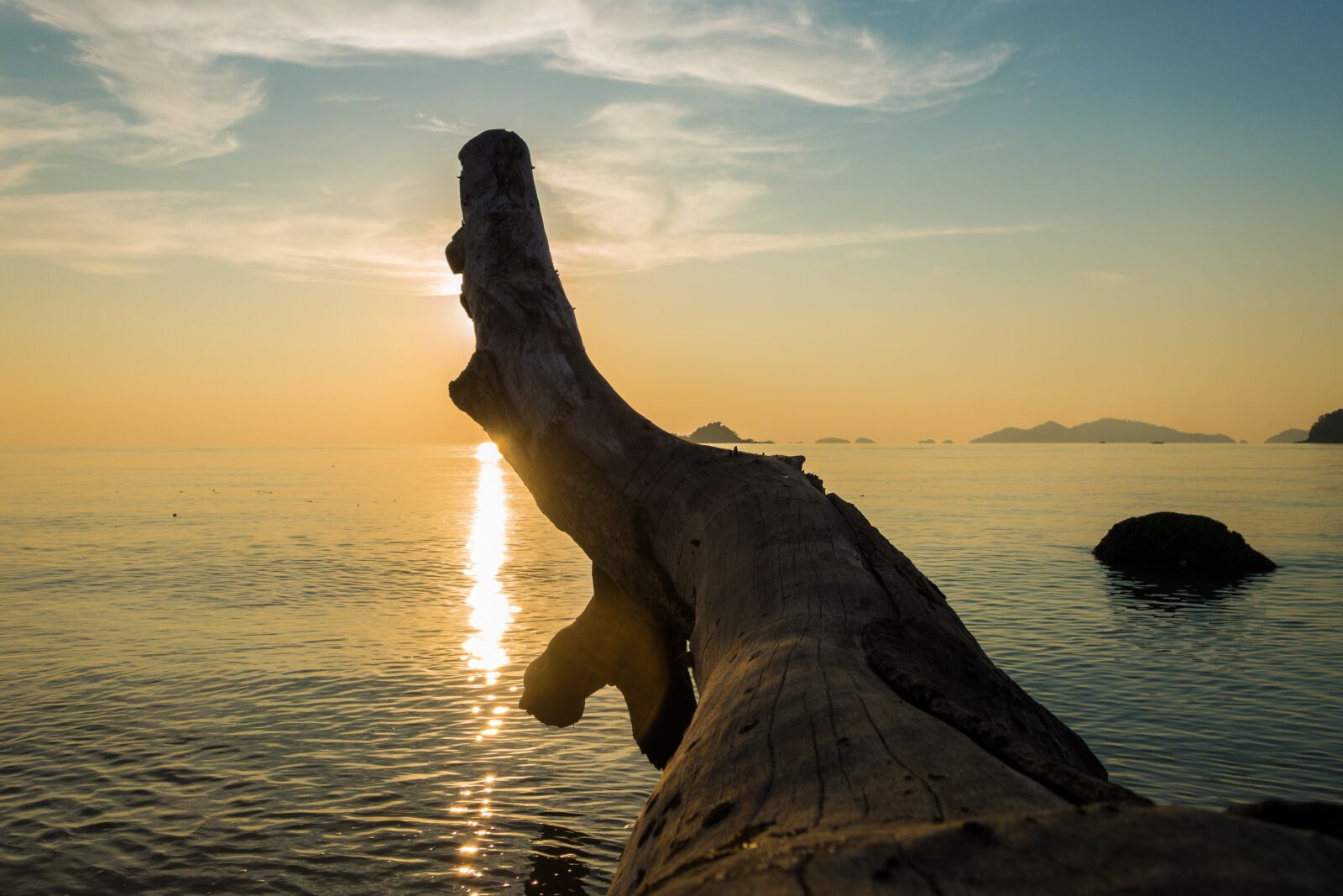 Sony Cyber-shot DSC-RX100 II sample photo. Sunset, waters, dusk photography
