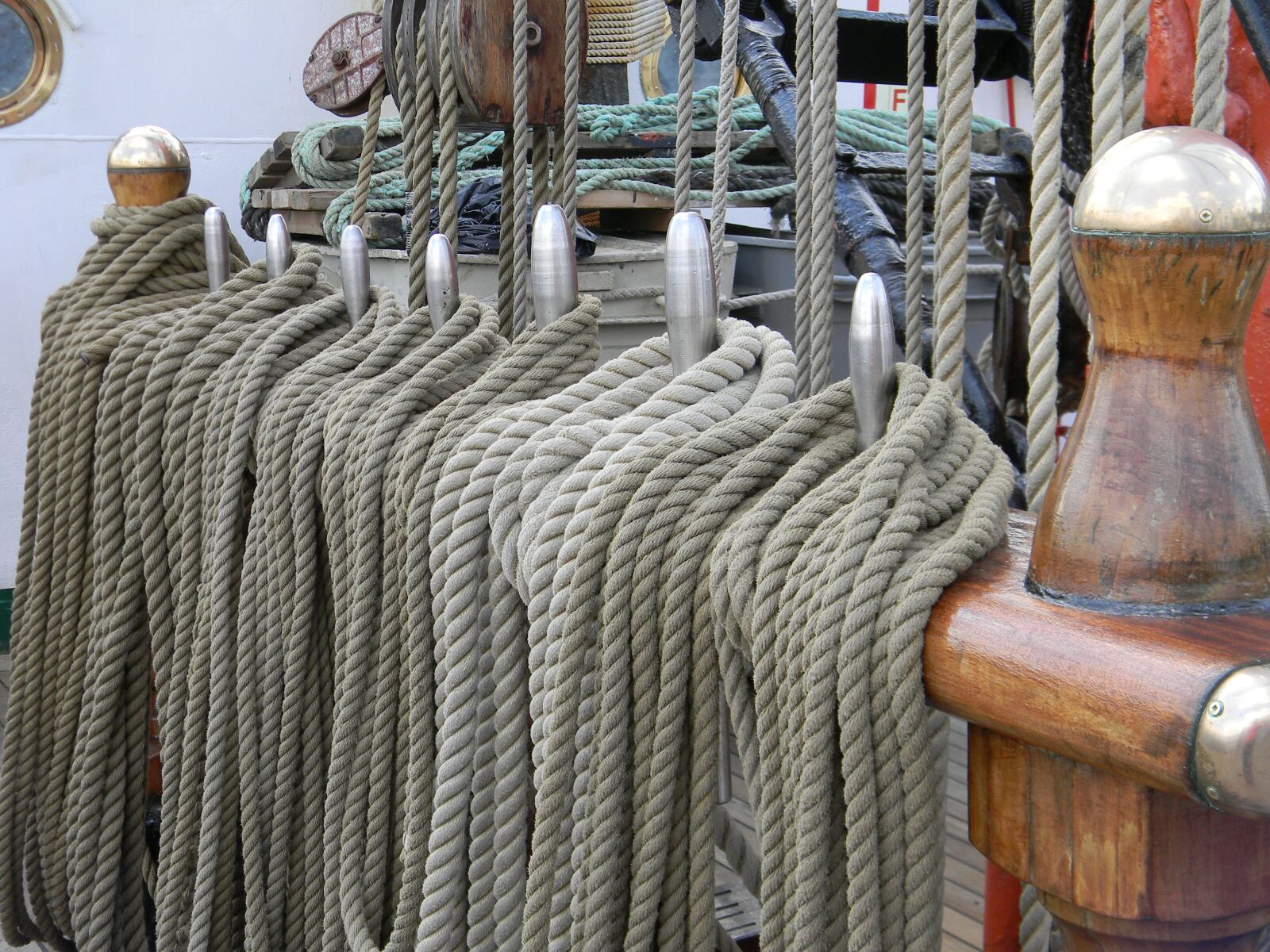 Nikon Coolpix L110 sample photo. Rigging, sailing ship, sea photography