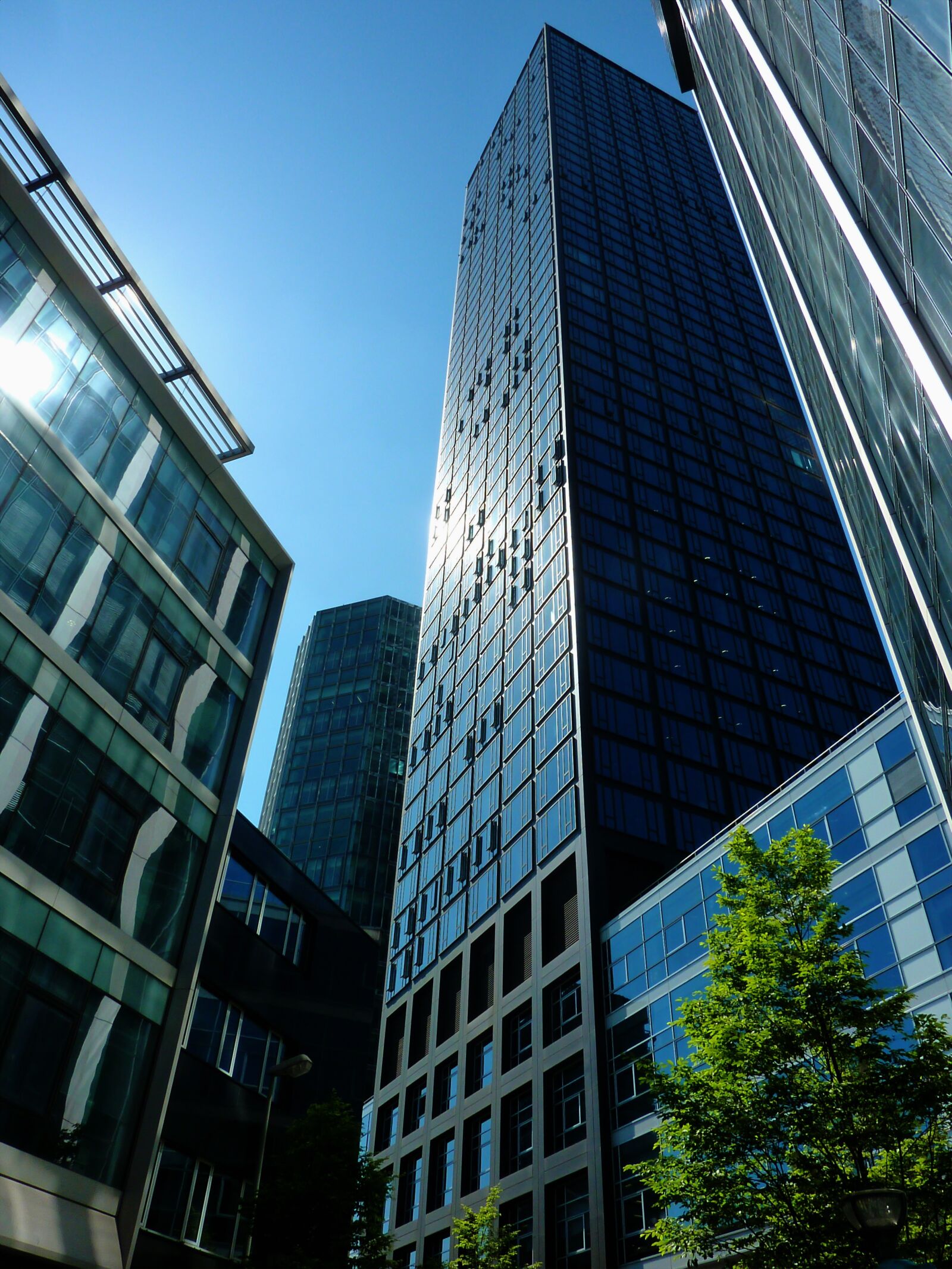 Panasonic DMC-TZ7 sample photo. Skyline, skyscraper, skyscrapers photography