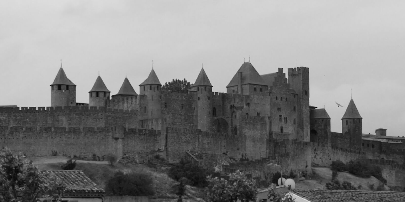 HUAWEI GX8 sample photo. Carcassonne, france, medieval city photography