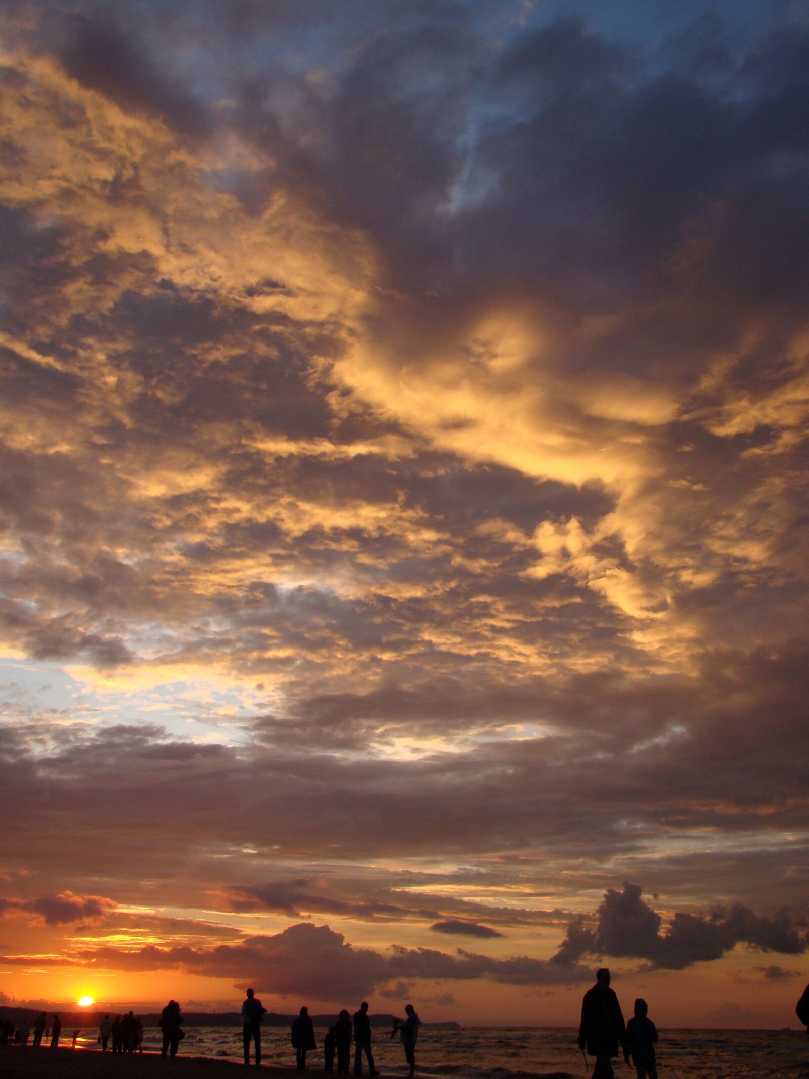 Sony Cyber-shot DSC-H50 sample photo. Sunset, beach, sea photography