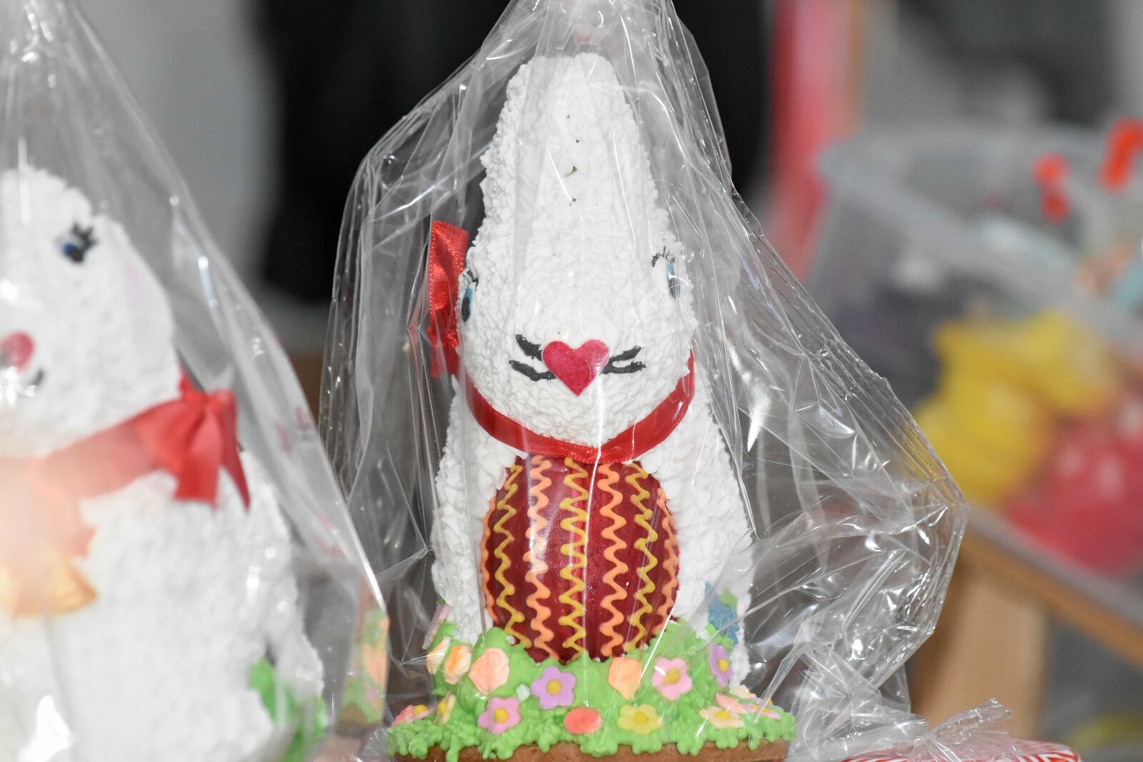 Nikon D5500 sample photo. Bunny, easter, container, plastic photography
