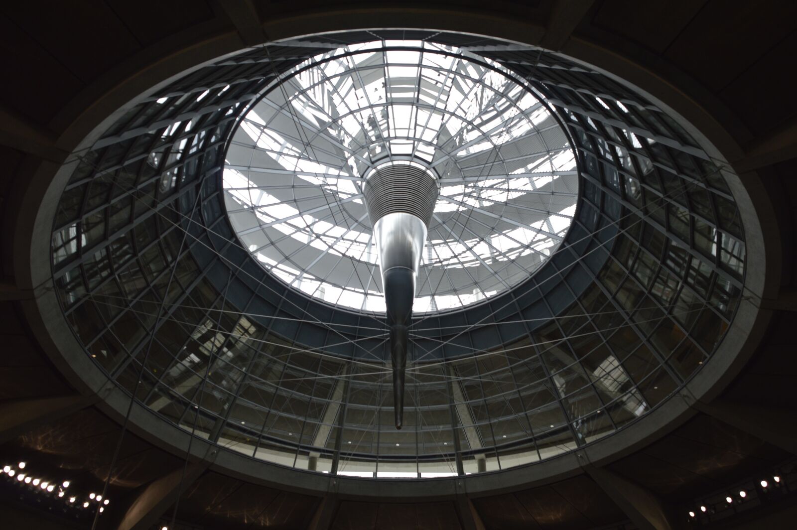 Nikon D3200 sample photo. Bundestag, dome, light photography