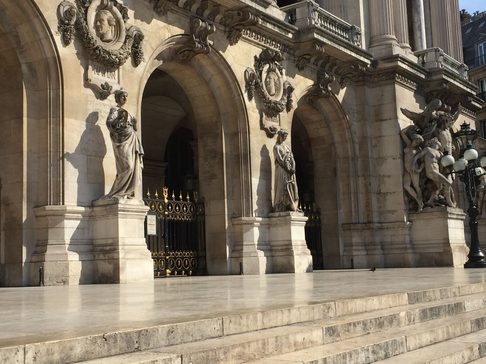 iPhone 6 Plus back camera 4.15mm f/2.2 sample photo. Paris, opera house, artistic photography