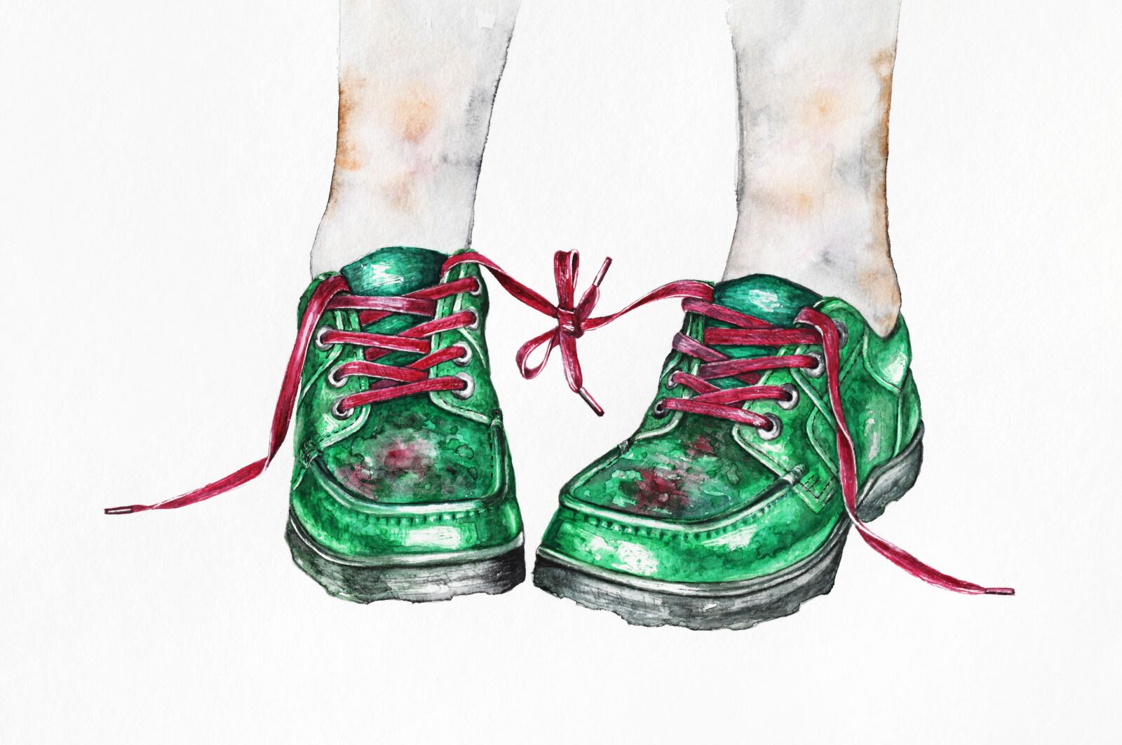 Canon EOS 5D Mark II sample photo. Green, shoes, bound photography