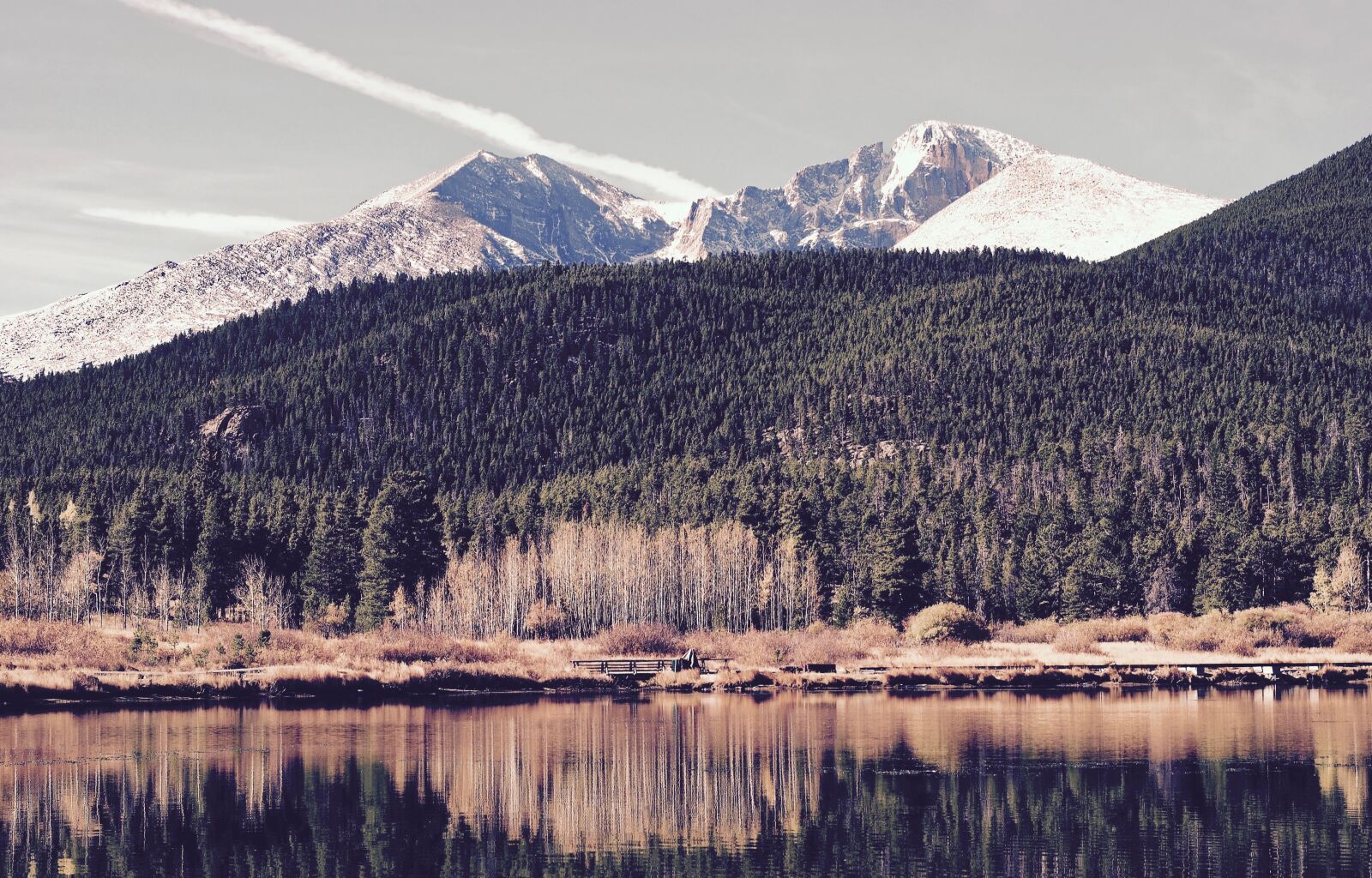 Nikon D3000 sample photo. Cold, forest, lake photography