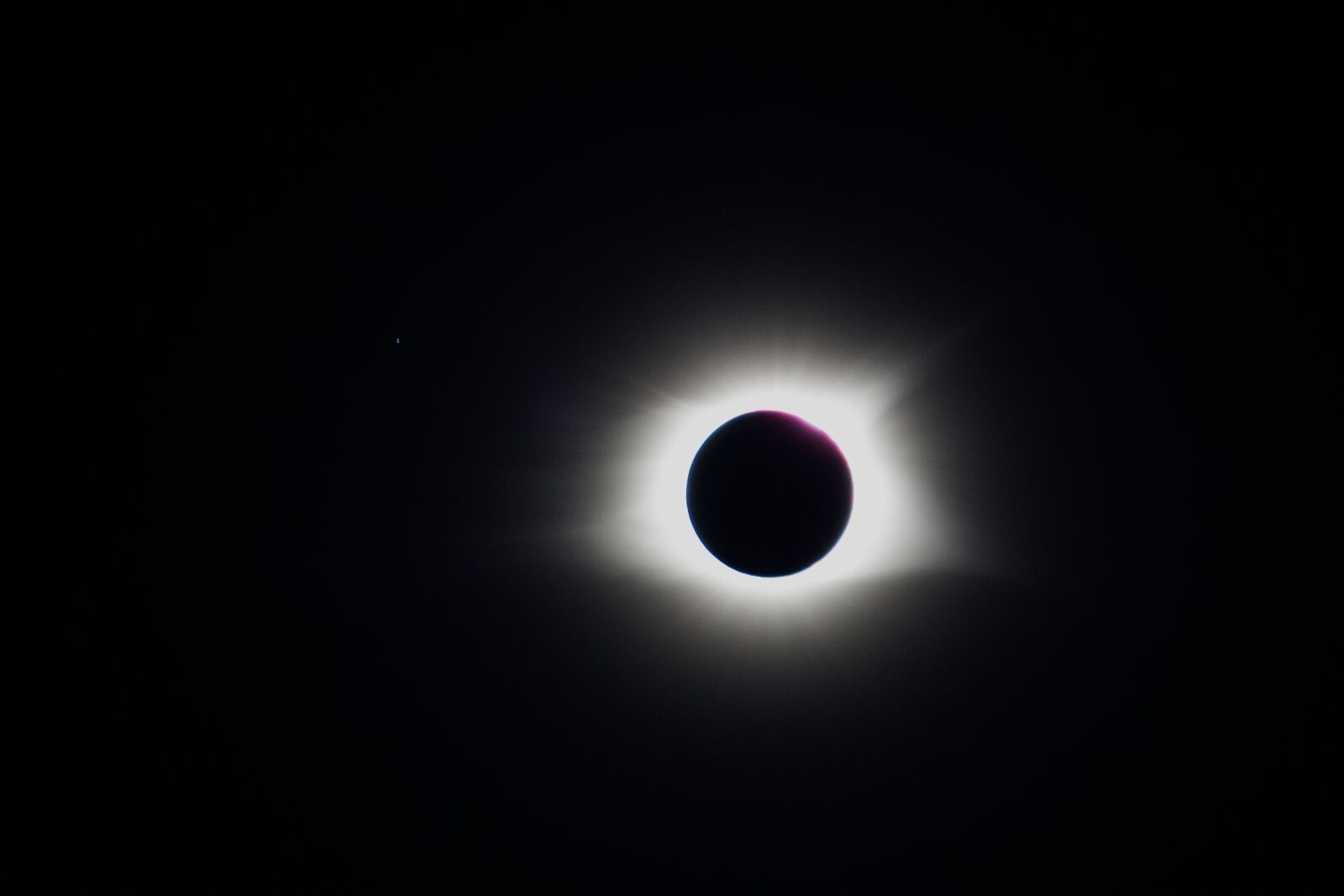 Nikon D7200 sample photo. Solar eclipse, august 2017, darkness photography