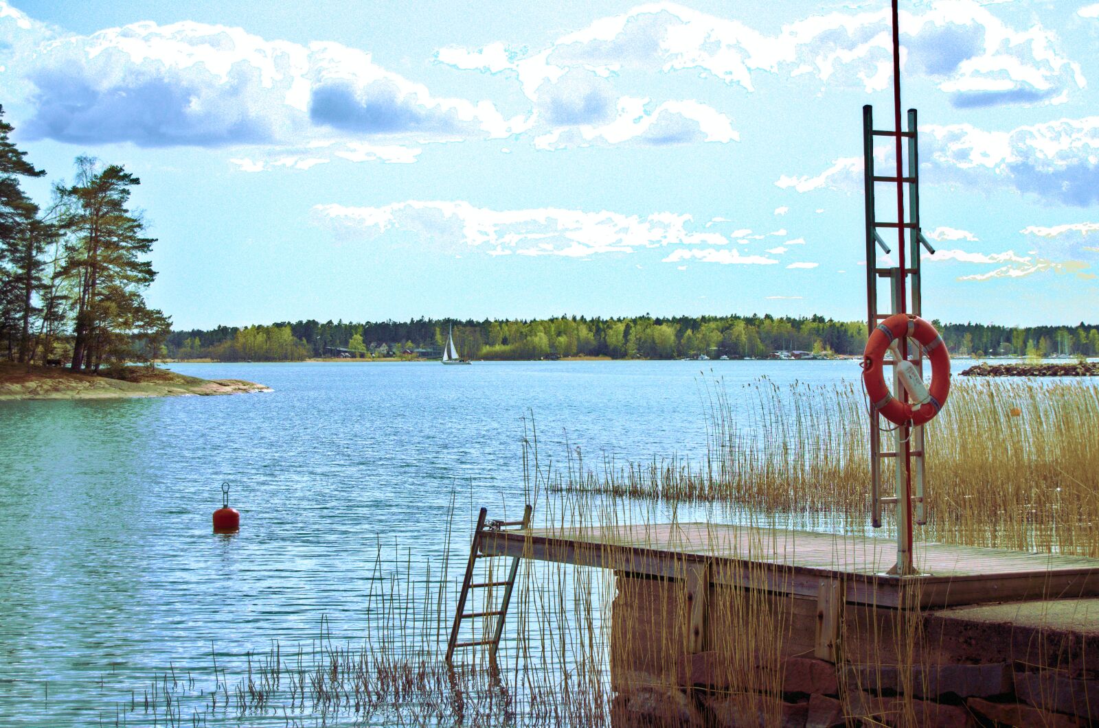 Nikon D5100 sample photo. Pier, sea, water photography