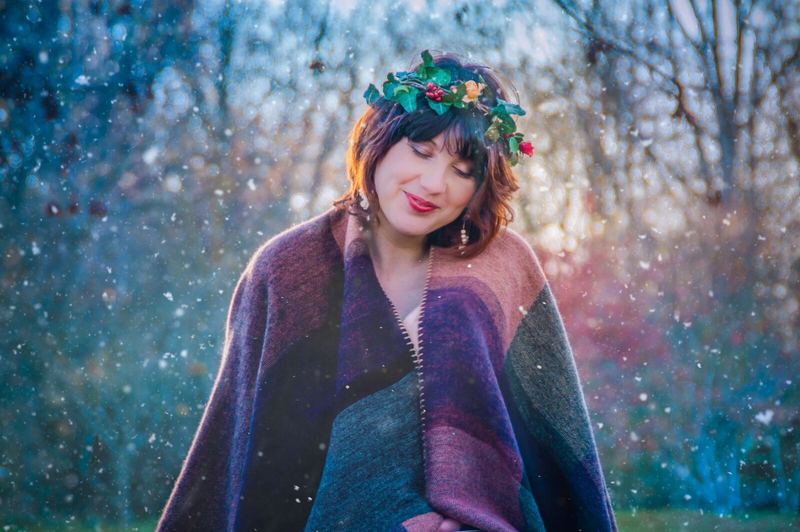 Nikon D3200 sample photo. Winter, portrait, woman photography