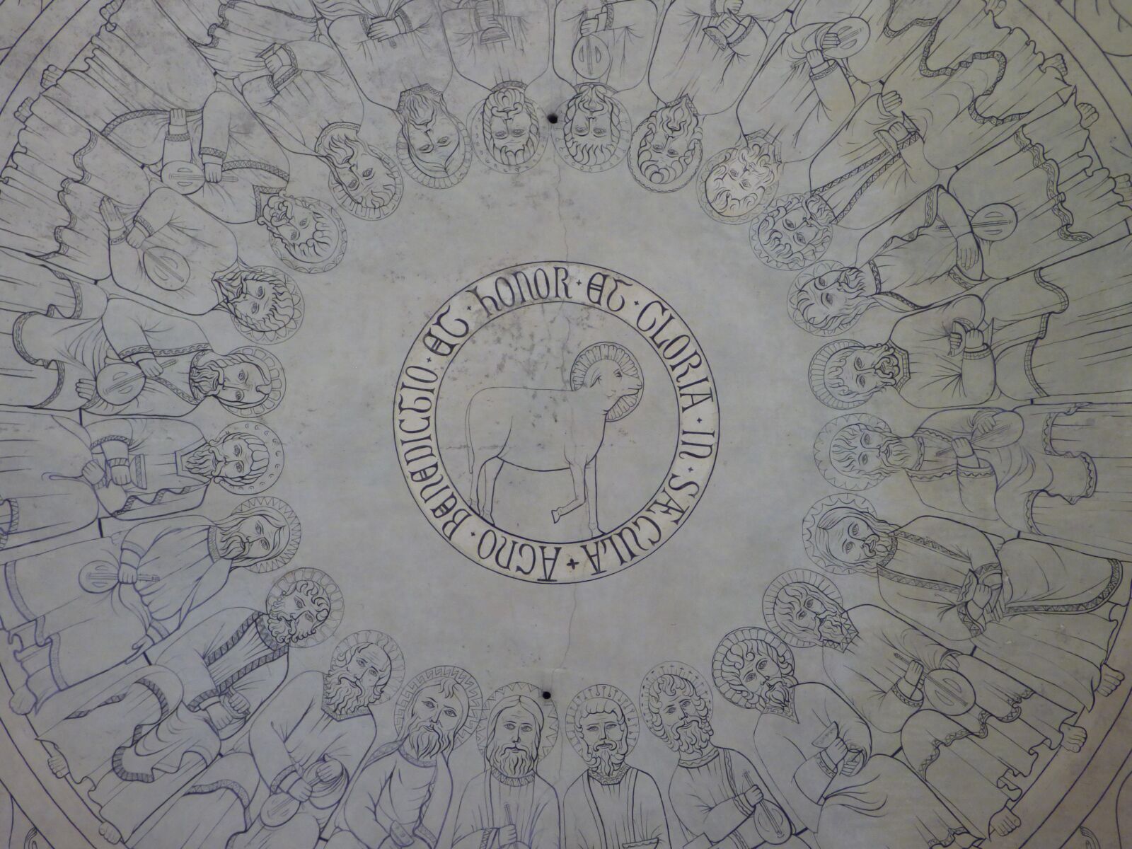 Panasonic DMC-FZ72 sample photo. Religious fresco, ceiling, st photography