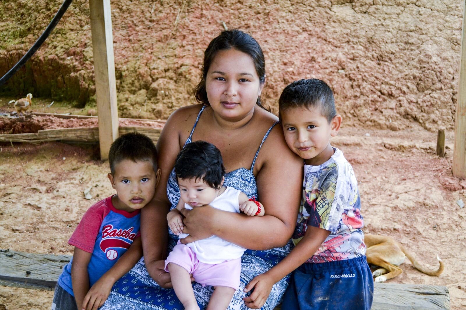Nikon D3100 sample photo. Mother, field, children photography