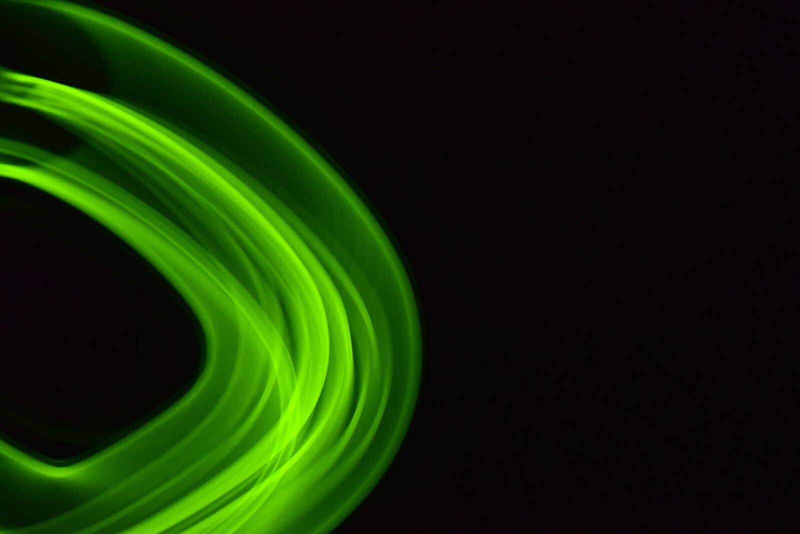 Nikon D3300 sample photo. Green, light, blurry photography