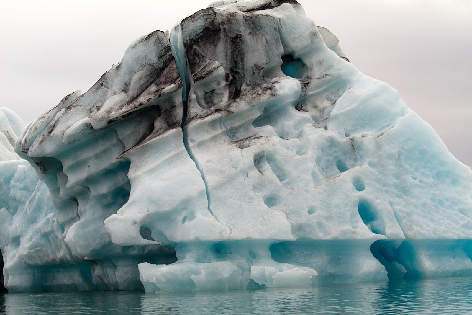 Canon EOS 7D sample photo. Iceland, driving iceberg, steam photography