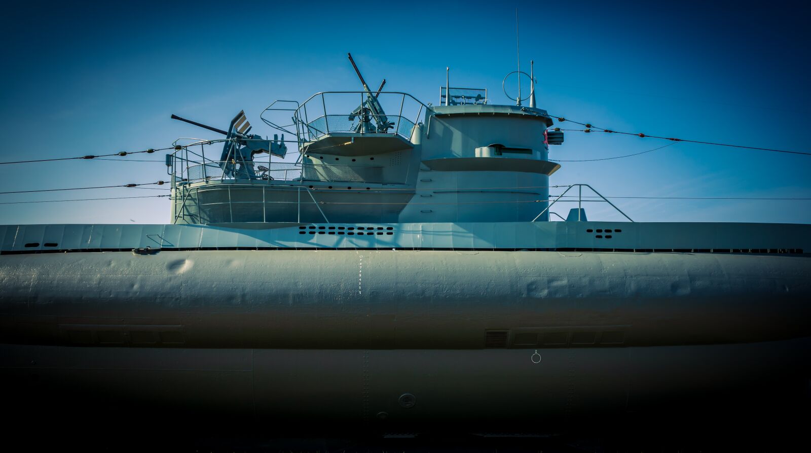 Sony a7 II sample photo. U boat, tower, gun photography