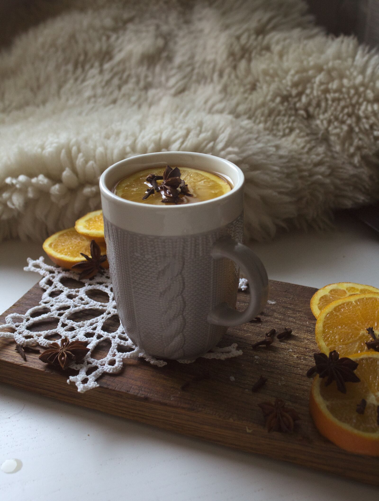 Canon EOS 1300D (EOS Rebel T6 / EOS Kiss X80) sample photo. Tea, mug, oranges photography