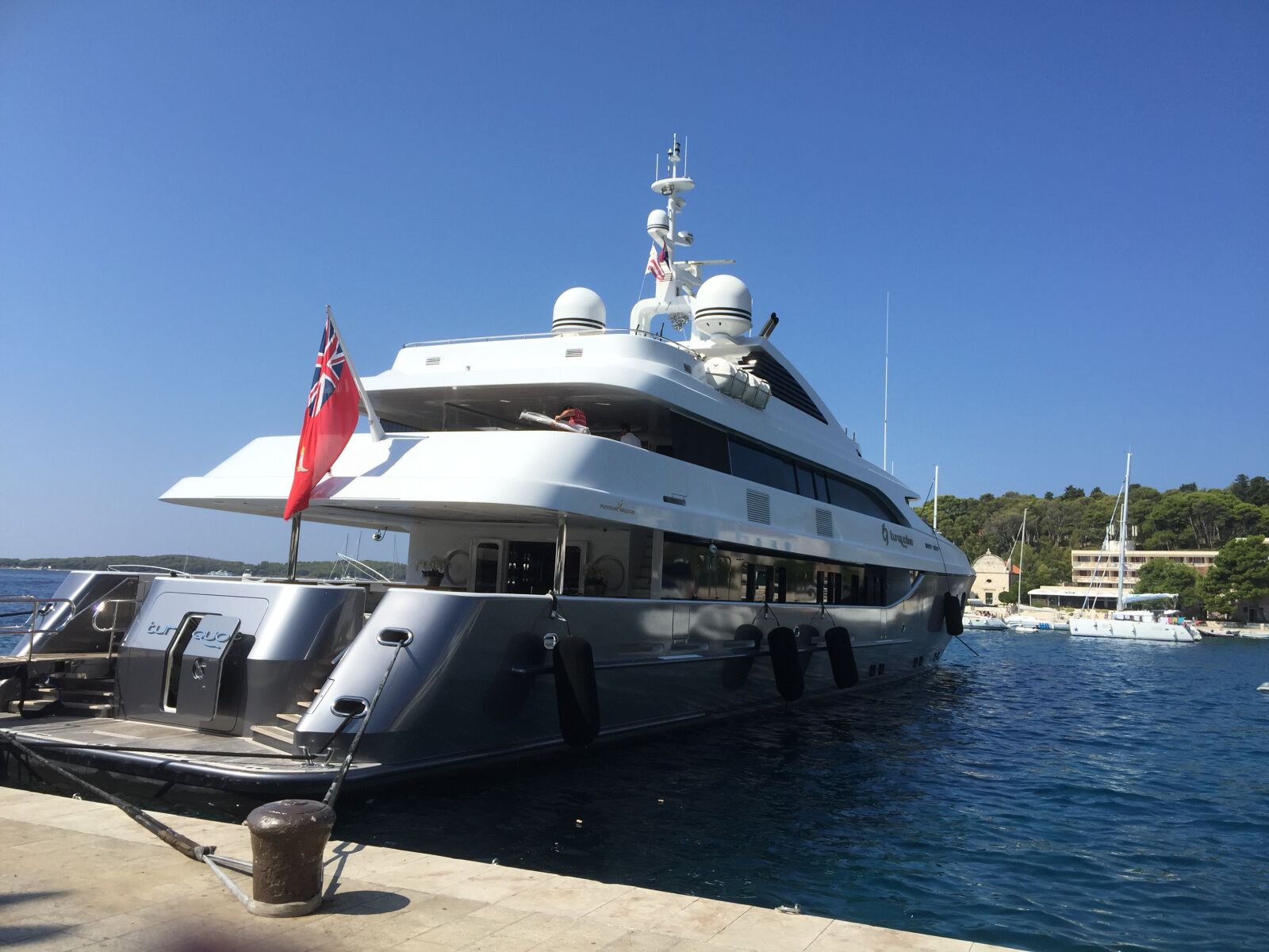 iPhone 6 Plus back camera 4.15mm f/2.2 sample photo. Mega, yacht, 2, hvar, 2016 photography